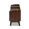 Baxton Studio Lena Mid-Century Walnut Brown Finished 2-Drawer Wood TV Stand 157-9779 - alternate 9